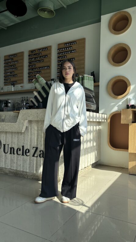 CHARCOAL Wide Sweat Pants - Image 8