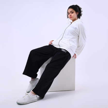 CHARCOAL Wide Sweat Pants - Image 3