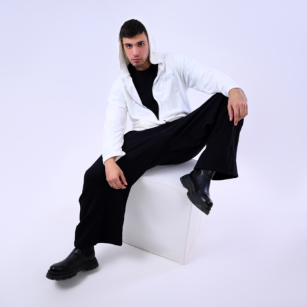 CHARCOAL Wide Sweat Pants - Image 2